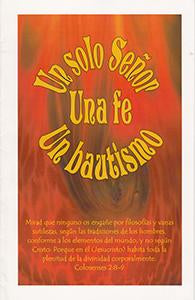 Un Señor, una Fe, un Bautismo